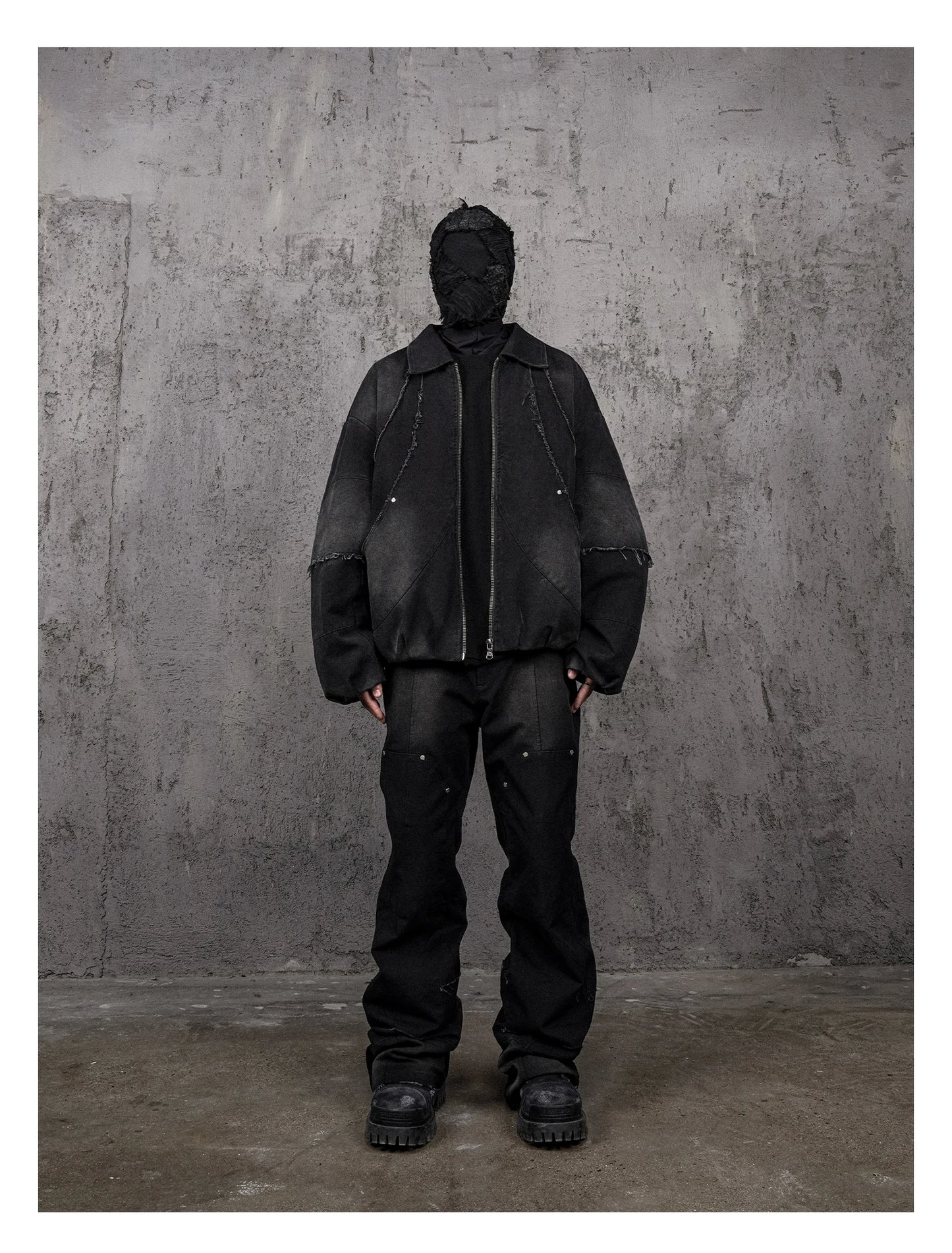 Niche Designer Stone Washed Jacket - Amplify