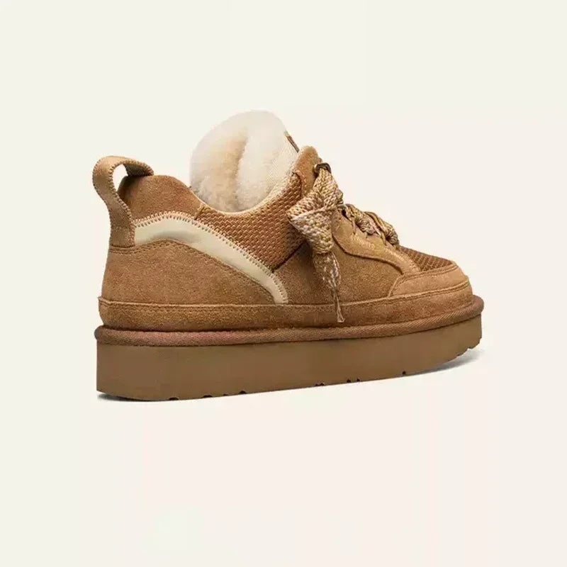 Snow Boots w/ Thick Sole & Sheepskin Fur Wool - Amplify