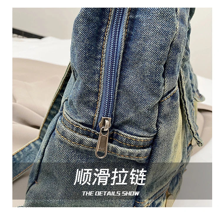 Denim Jacket x Backpack - Amplify