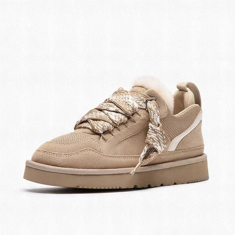 Snow Boots w/ Thick Sole & Sheepskin Fur Wool - Amplify
