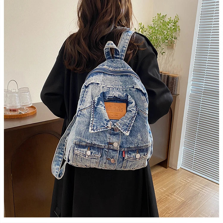 Denim Jacket x Backpack - Amplify