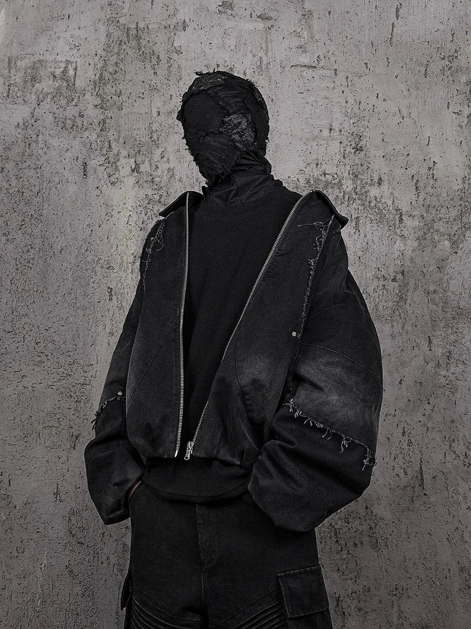 Niche Designer Stone Washed Jacket - Amplify