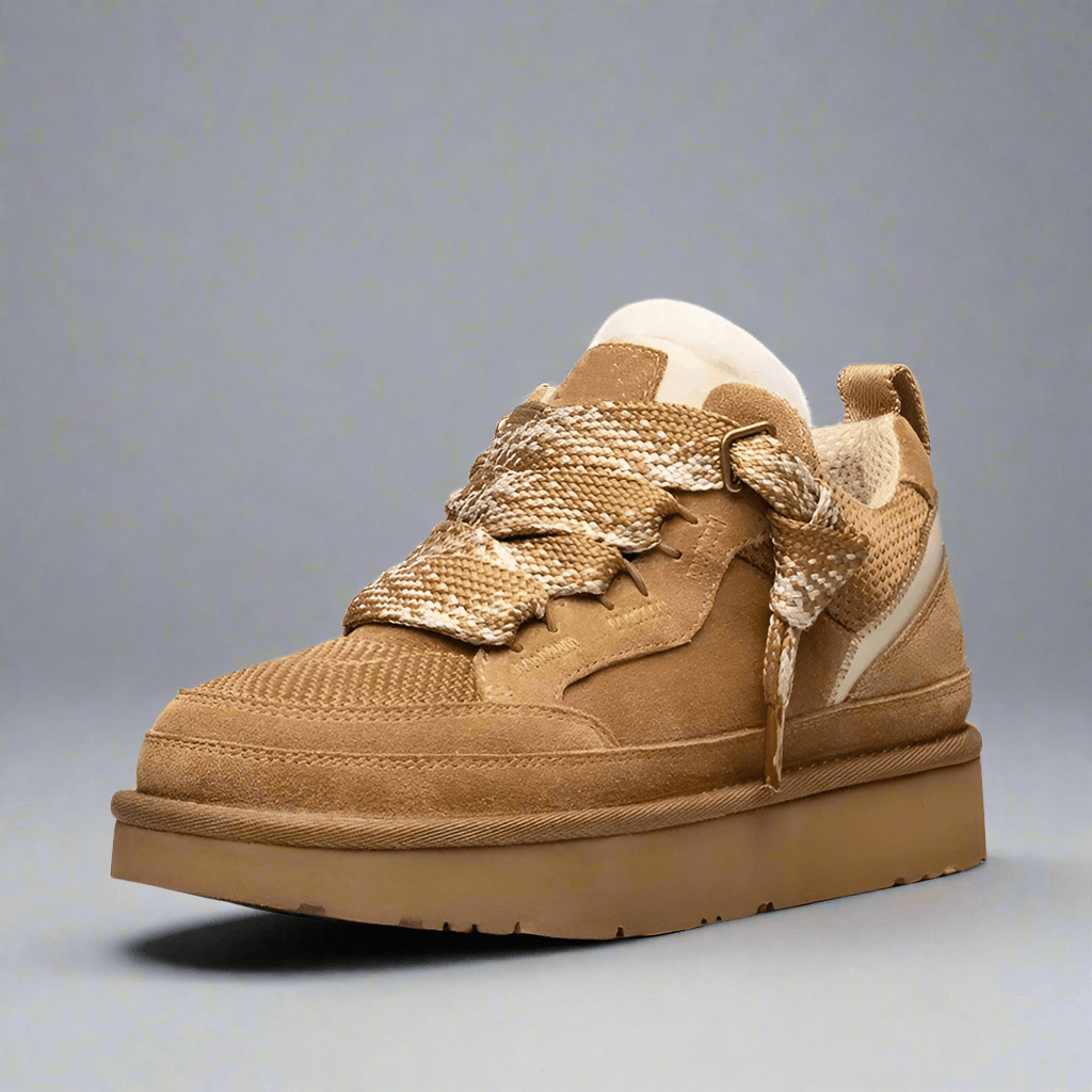 Snow Boots w/ Thick Sole & Sheepskin Fur Wool