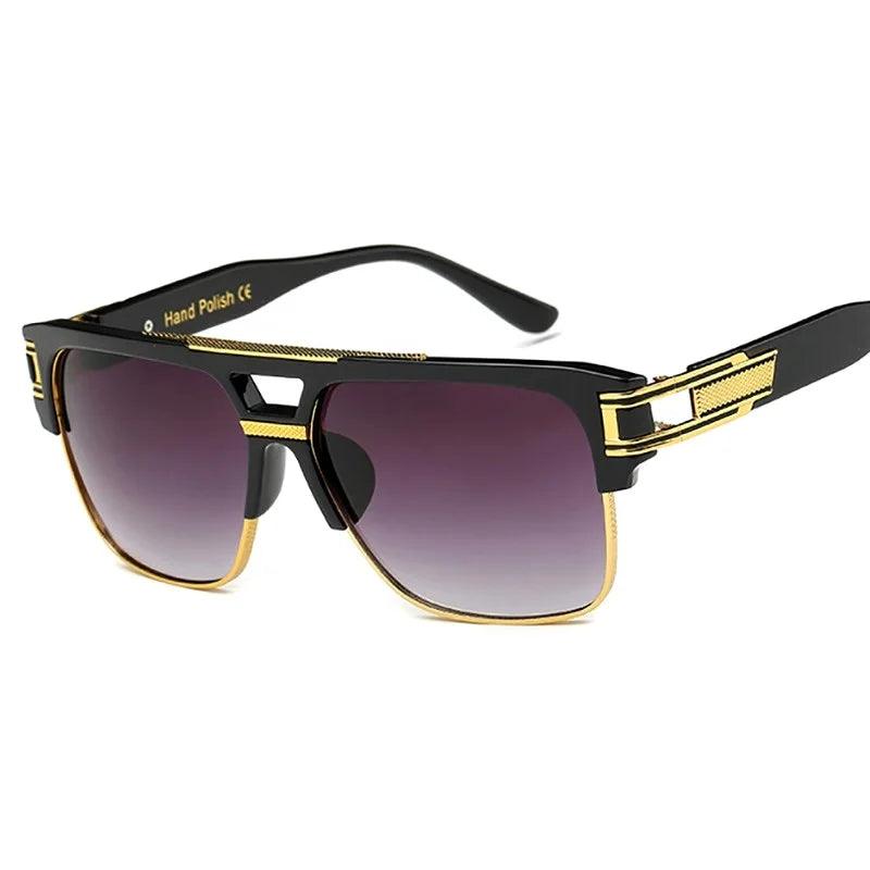 Luxury Vintage Square Designer Shades