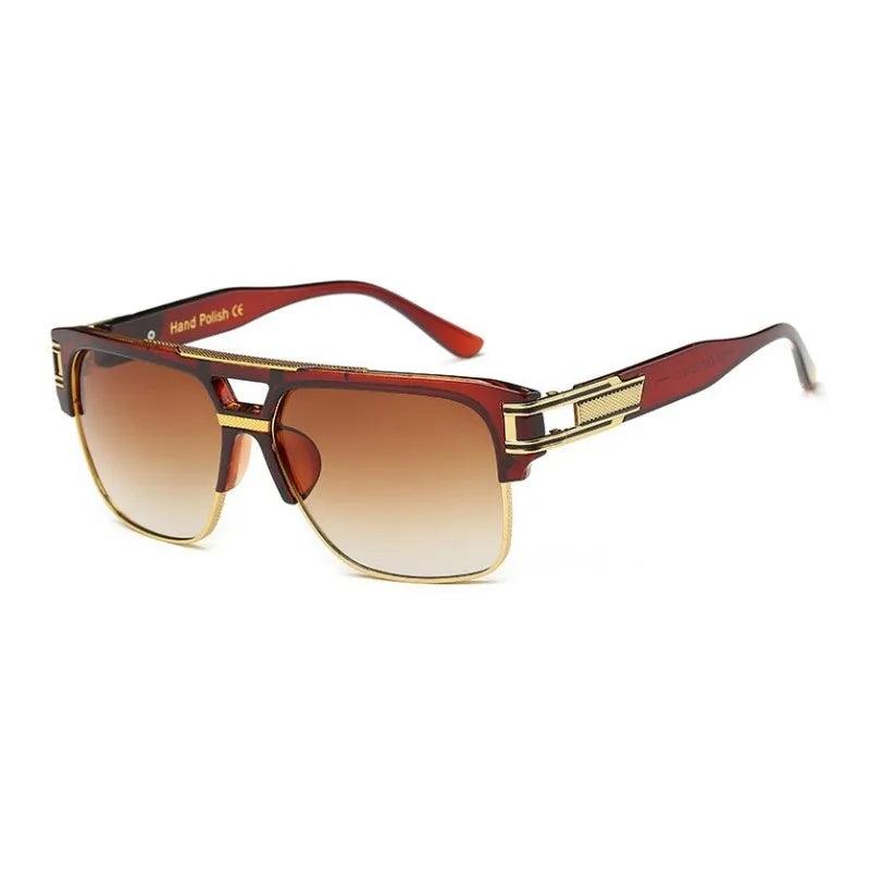 Luxury Vintage Square Designer Shades C02 MERCELYN