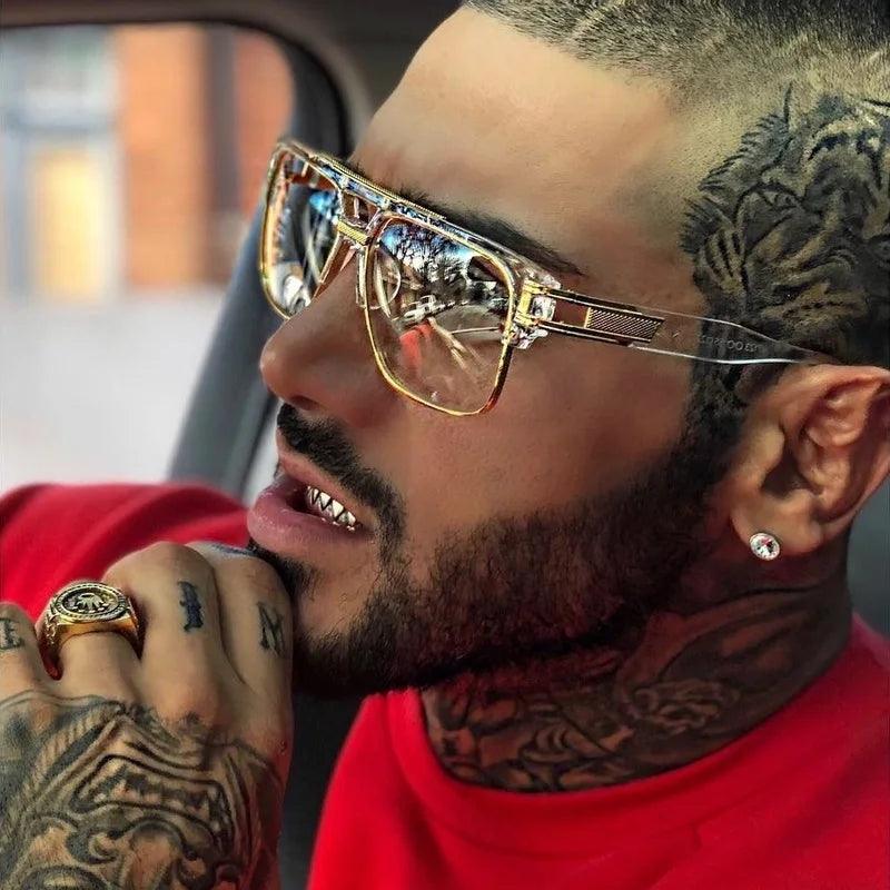Luxury Vintage Square Designer Shades