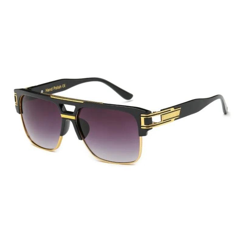 Luxury Vintage Square Designer Shades C01 MERCELYN
