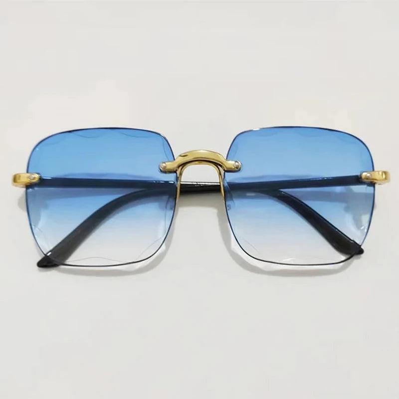Rimless Designer Alloy Shades 8 MULTI