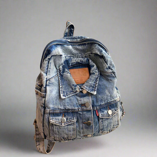 Denim Jacket x Backpack