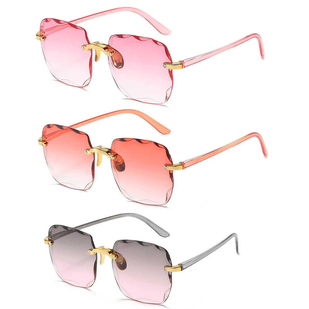 Rimless Designer Alloy Shades - Amplify