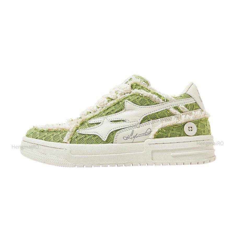 Tennis Retro Y2K Star Skateboard S+ Grenn