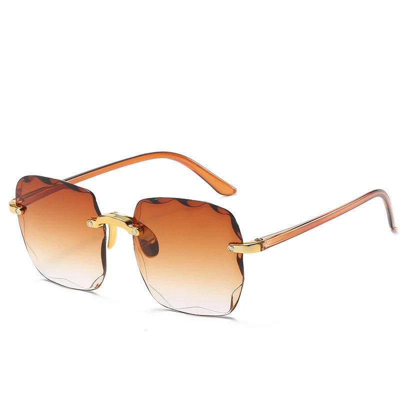 Rimless Designer Alloy Shades 2 MULTI
