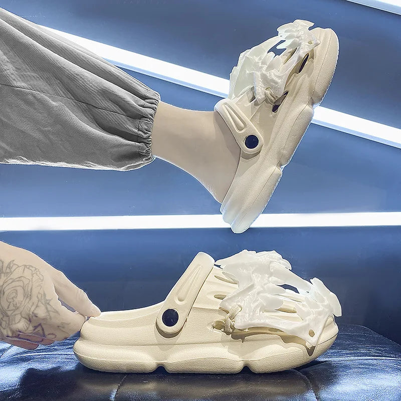 Summer Beach Shoes Men's Sandals Shoes Outdoor Leisure Cave Shoes Fashion Trend Sport Platform Non-slip Sports Breathable