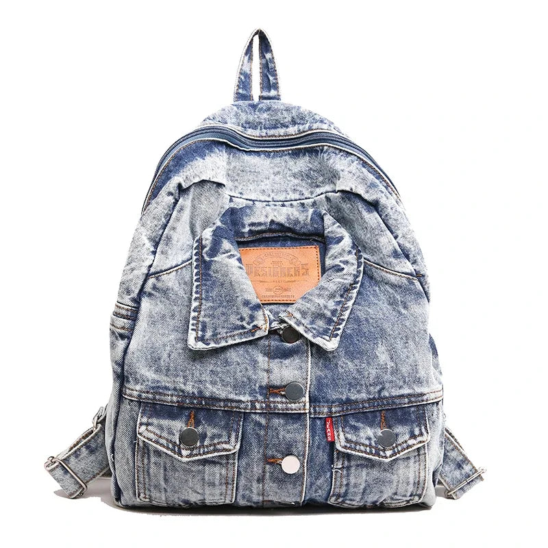 Denim Jacket x Backpack