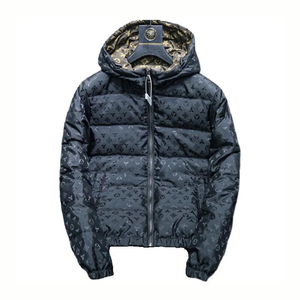 Designer Windbreaking Slim Puffer Black