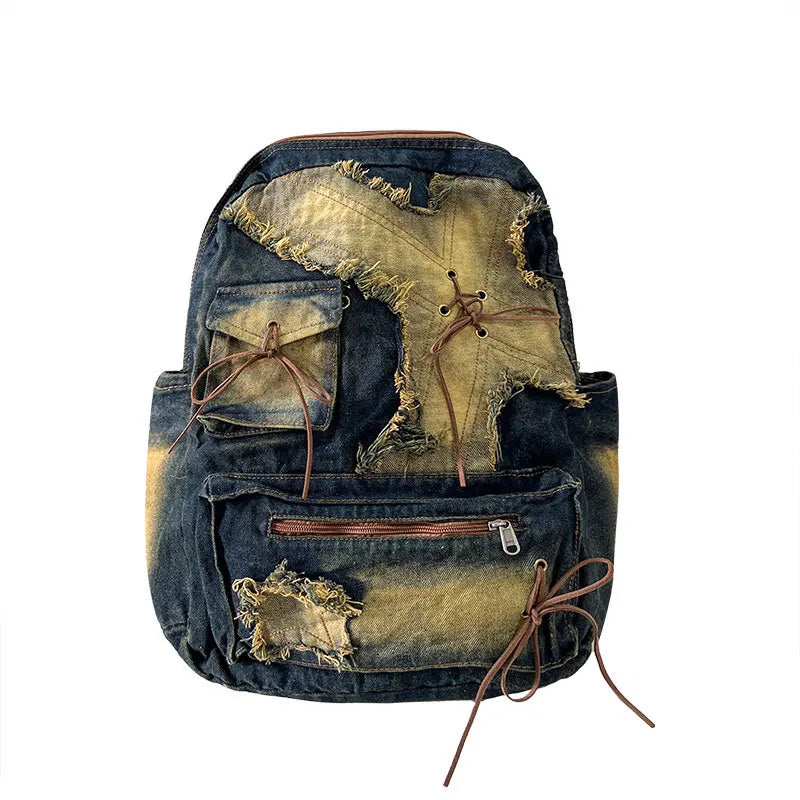Washed Denim Travel Pack