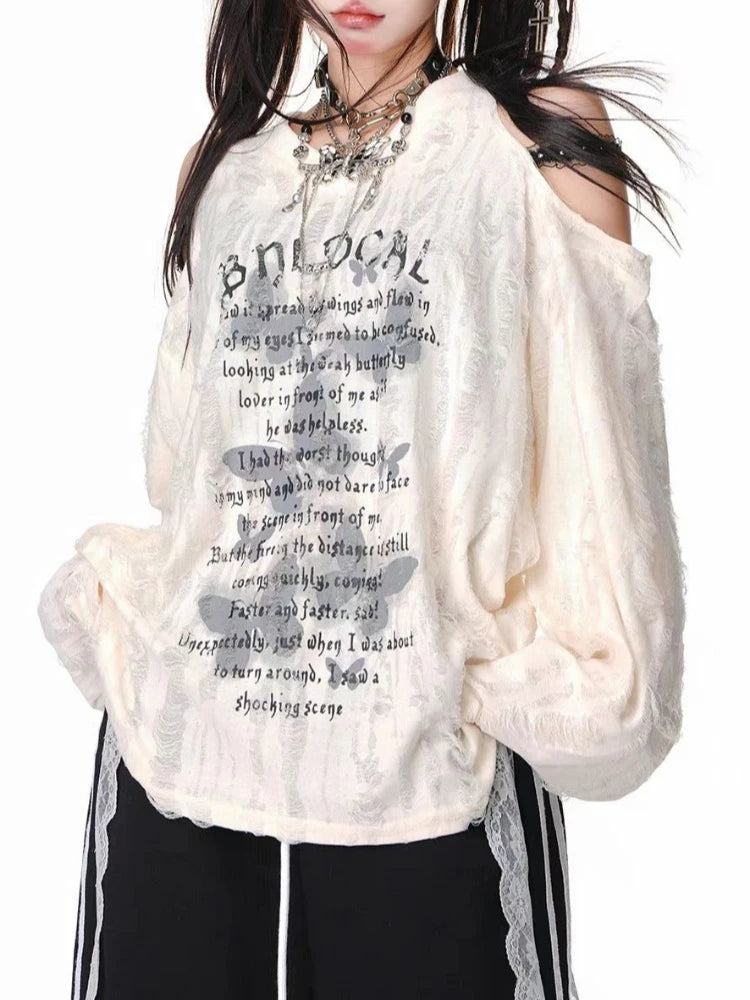 Y2k Gothic Grunge Dark Hollow Harajuku