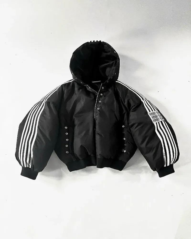 5x Striped MidWest Trash Winter Coat - Amplify