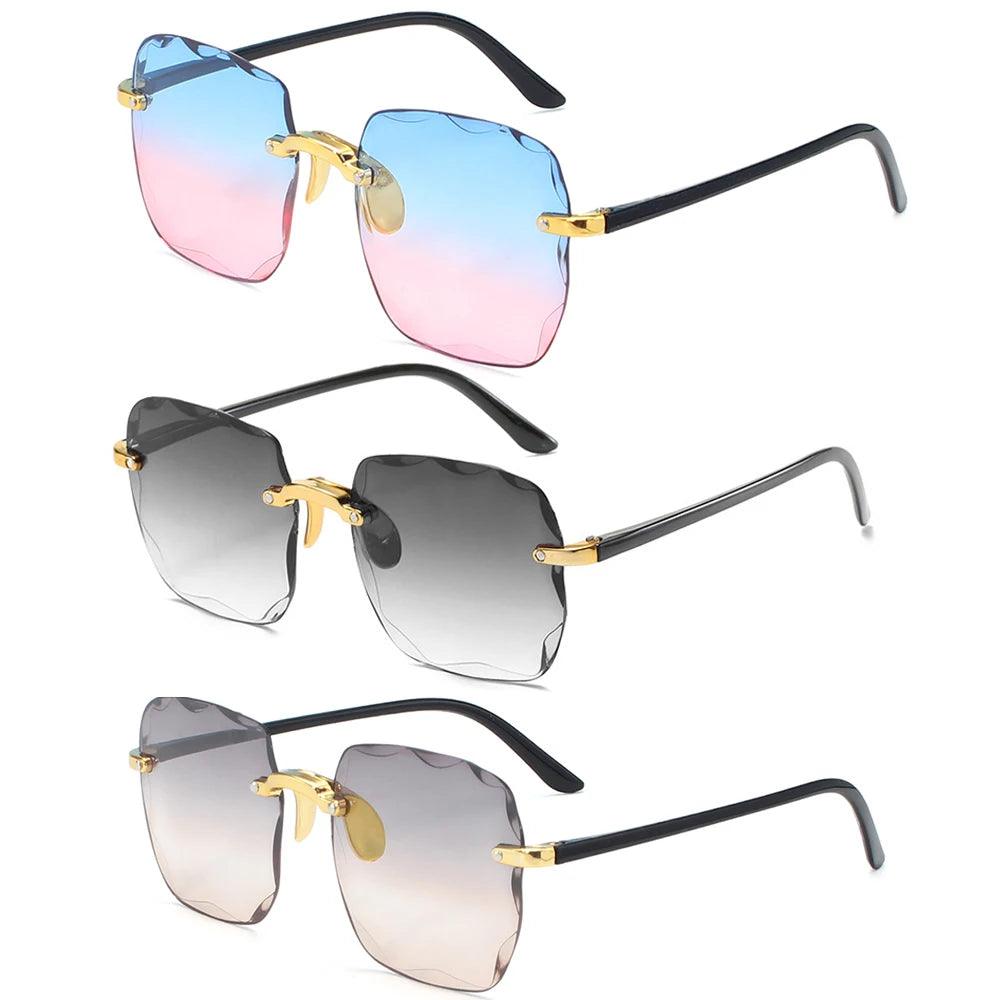 Rimless Designer Alloy Shades 139 MULTI