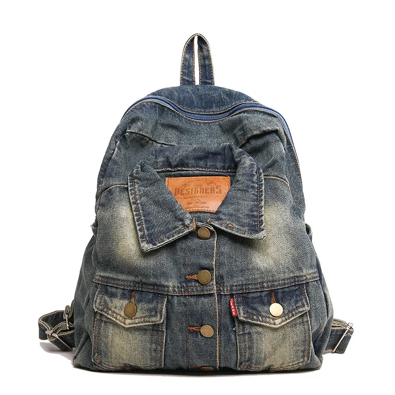 Denim Jacket x Backpack