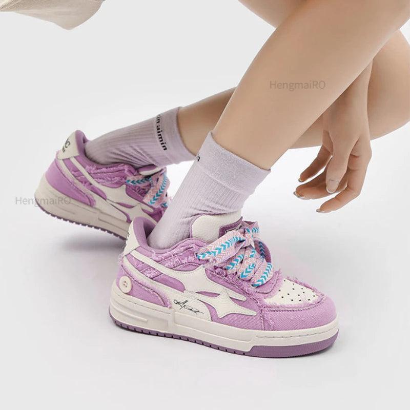 Tennis Retro Y2K Star Skateboard S+