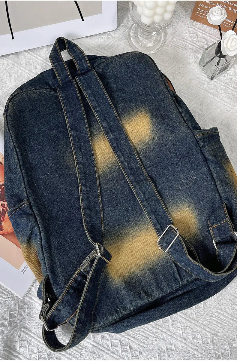 Washed Denim Travel Pack
