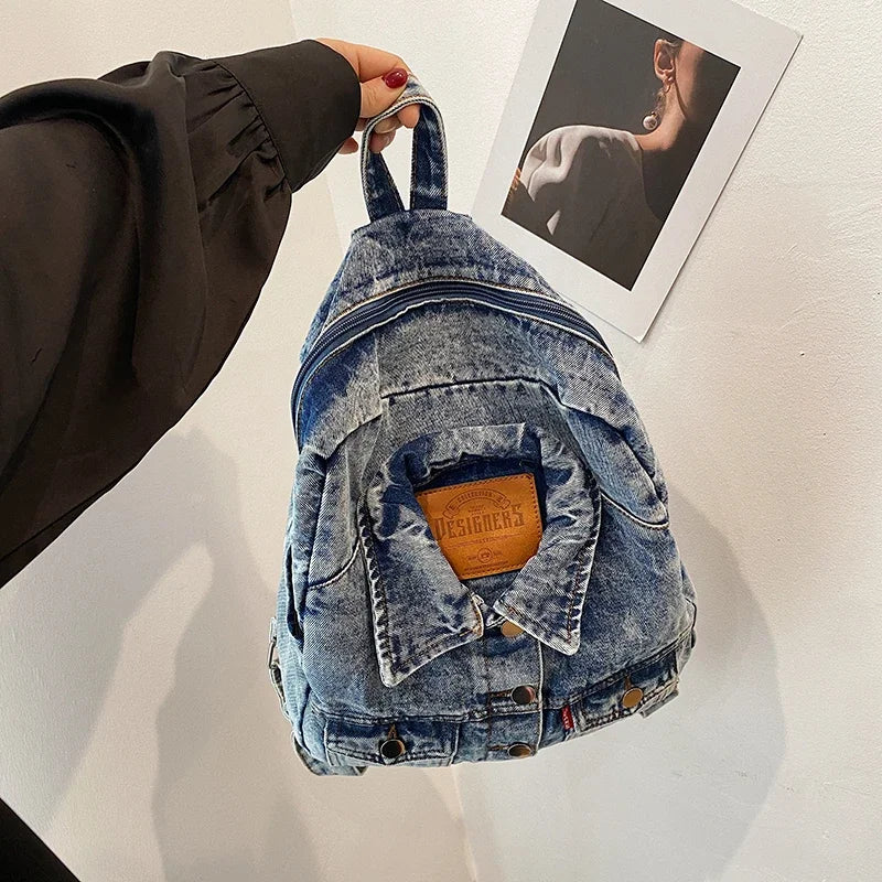 Denim Jacket x Backpack